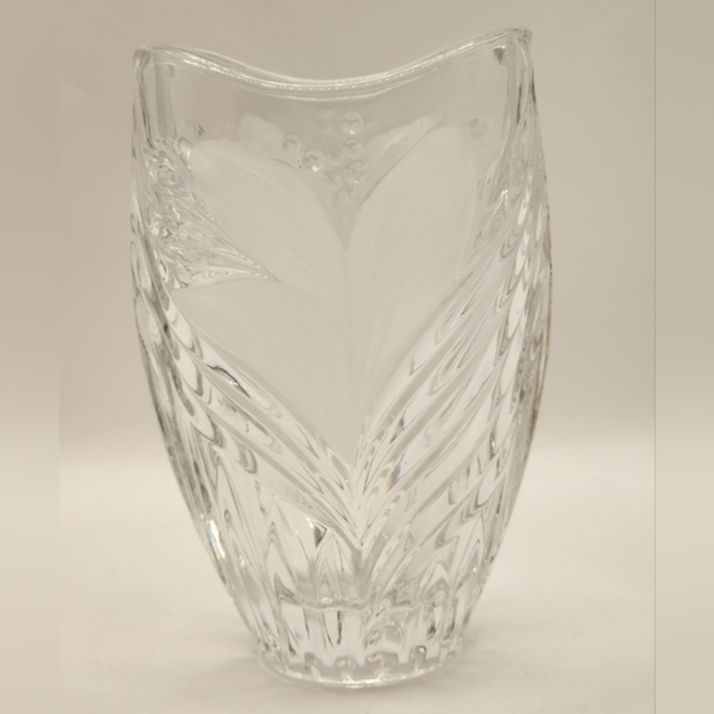 Vintage Anna Hutte Bleikristall Lead Crystal Vase Made In Germany